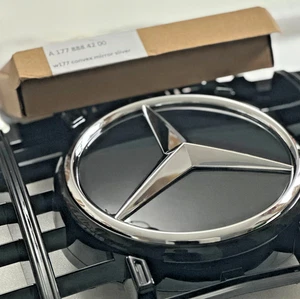 Mercedes Benz CONVEX Spiegel Chrom Grill Stern Emblem 18,5cm B177 PN-A1778884200 - Bild 1 von 18