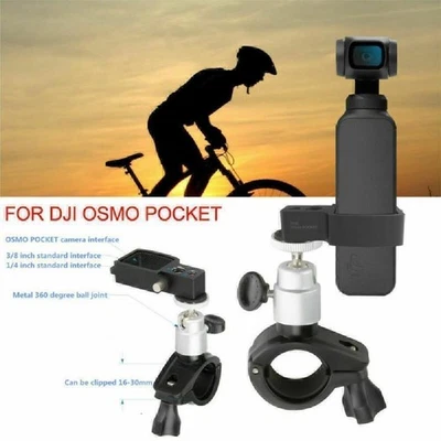 Bicycle Mount Holder Bike Bracket Clamp Clip for DJI OSMO POCKET Handheld Gimbal - Image 1 of 4