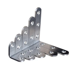 Heavy-duty Stainless Steel Right Angle L Shape Brace Bracket -Shelf Support - Picture 1 of 36
