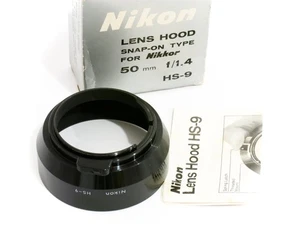 CAPUCHA A PRESIÓN CASI COMO NUEVA EN CAJA NIKON F2AS ERA HS-9 PARA LENTE NIKKOR AI 50 MM F1.4 - Imagen 1 de 2