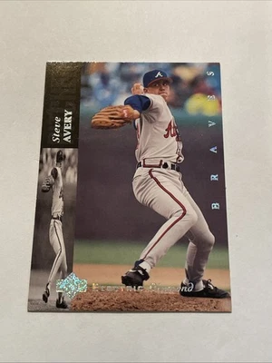 1994 upper deck electric diamond Steve Avery #420 Atlanta Braves  - Image 1 of 2