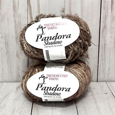 Trendsetter Hilos Pandora Sombra Lujo Hilo Color 1818 Hecho en Italia Lote de 2 Foto 1 de 4