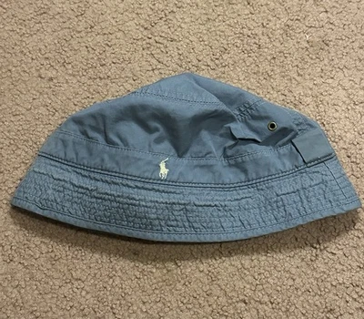 DE COLECCIÓN POLO RALPH LAUREN SOMBRERO CUBO AZUL S/M NUEVO CON ETIQUETAS 100% ALGODÓN NUEVO DE COLECCIÓN PLAYA Foto 1 de 4