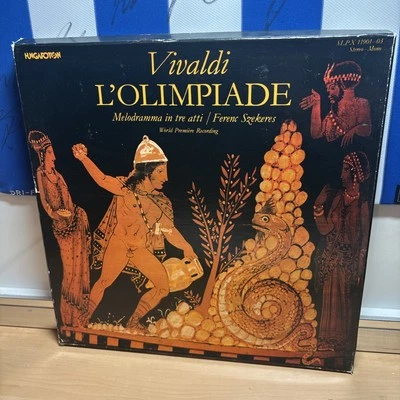 Vivaldi L’ Olimpiade Ferenc Szekeres 3 Lp MHV Recording 1978 Mono Stereo - Image 1 of 4