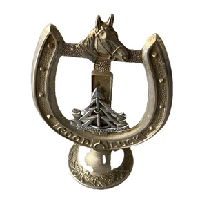 RECONNAISSANCE CORPS GOOD LUCK CHARM Horse Shoe Lucky Ornament Vintage Military - Picture 1 of 10