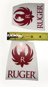 (2) Ruger Firearms Decal Stickers, New - Picture 1 of 1