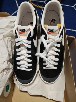 Nike Blazer Low 77 Vintage Black White Men's Shoes DA6364-001 sz 10.5 - Image 1 of 4