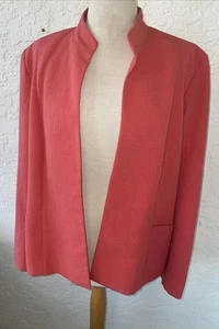 Jones New York Signature Woman 20W Orange Blazer - Picture 1 of 9