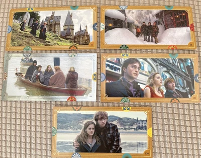 Panini Harry Potter Contact Card 42 48 66 121 130 - Hermione Granger Ron Weasley - Image 1 of 4