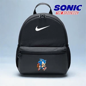 Sonic Nike Brasilia Mini Mochila NFS FA24 Unisex Escuela Deportes Exterior Negro - Imagen 1 de 7