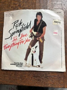 RICK SPRINGFIELD - Jessie's Girl/I've Done Everything For You 45 7" Record Vinyl - Picture 1 of 4