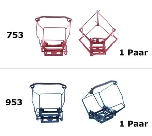 Sommerfeldt H0: 2 x Scherenstromabnehmer DRG, SBS 9 (SO 753, 953) rot o. schwarz - Bild 1 von 3
