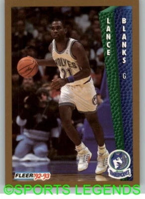 1992-93 Fleer NBA #378 Lance Blanks - Image 1 of 2