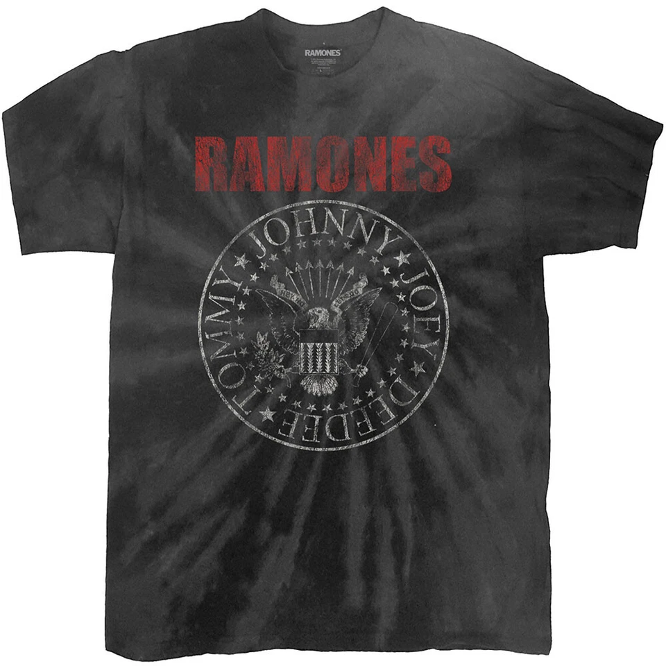 Ramones - Presidential Seal Dip Dye - Camiseta Negra Foto 1 de 1