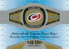 2013-14 O-Pee-Chee TEAM RINGS #5 CAROLINA HURRICANES