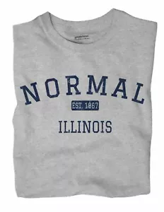 Normal Illinois IL T-Shirt EST - Picture 1 of 6