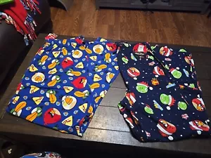NEW! 2 Men's Extra Large Angry Birds Sleep Lounge Pajama Pants, XL - Picture 1 of 7