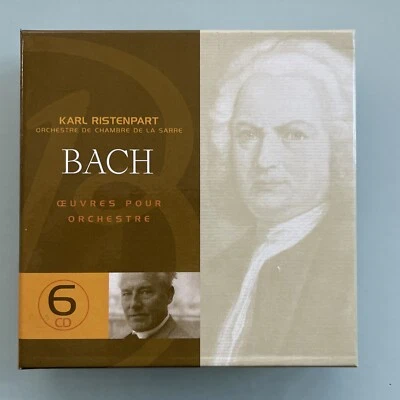 JS Bach Oeuvres Pour Orchestre, Karl Ristenpart, Remastered Box set 6 CDs - Image 1 of 4