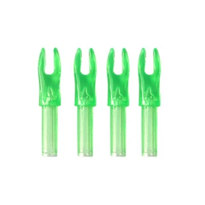 50pcs Archery Arrow Nocks Insert Tip Tail Plastic Nock ID4.2mm Arrow Shaft Shoot - Picture 1 of 18