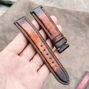 Genuine Cow skin Watch Strap Band Size 16 17 18 19 20 21 22 23 24 25 26mm - Picture 1 of 7