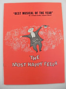 Souvenir Program 1950's - Frank Loesser's Musical - The Most Happy Fella - Picture 1 of 4