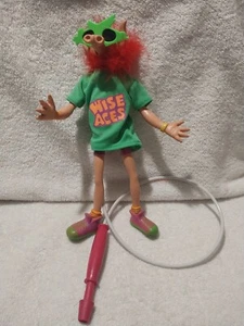 Wise Aces Zap Rock Doll 10" 1990 Animated Bend Figure Up Down Head Wild Crazy - Picture 1 of 3