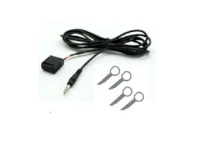 Adaptador de cable de entrada auxiliar para automóvil MP3 iPod iPhone y teclas para Ford Focus MK2 6000CD - Imagen 1 de 1