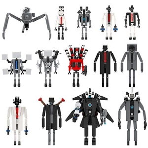Skibidi Toilet Speakerman Titan Modelo Bloques de Construcción Juguetes Robot Ladrillos X'mas - Imagen 1 de 17