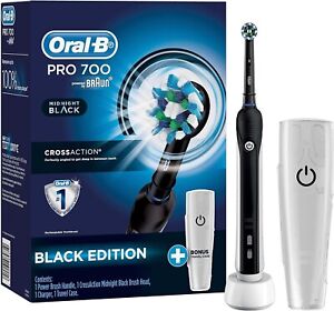 Electric Rechargeable Toothbrush Oral-B Pro 700 Braun Travel Case Fast & Free AU