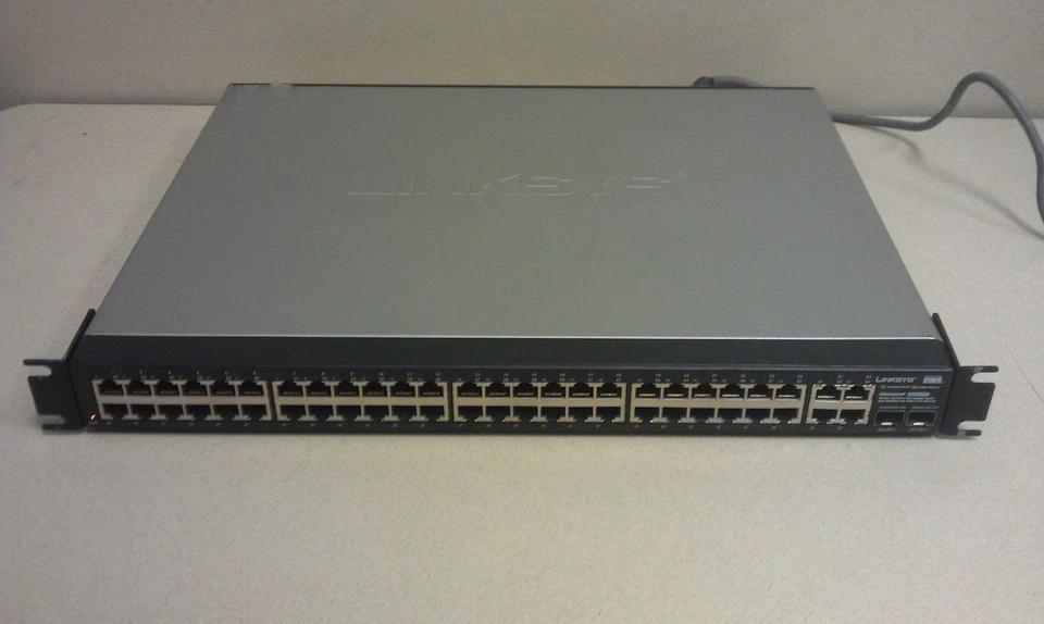 Cisco Linksys SRW248G4 10/100Mbps 48-Port + 4-Port Gigabit Switch with Webview - Image 1 of 1