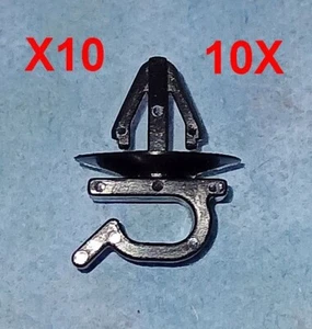 *TEN* Honda 2011-2012 CBR600 10-pack of plastic wire harness clips 91547-SW5-V90 - Picture 1 of 4