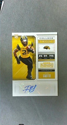 2018 Panini Contenders Draft Auto Autograph #291 Ito Smith Golden Eagles - Image 1 of 2
