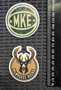 Milwaukee Bucks 2 x stickers team logo basketball NBA - Picture 1 of 1