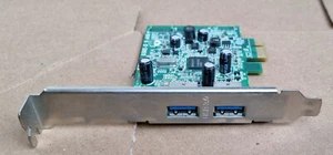 Dell ECS U3N2-D 2-Port USB 3.0 PCIe Erweiterungskarte ( 0YJ94F ) - Bild 1 von 5
