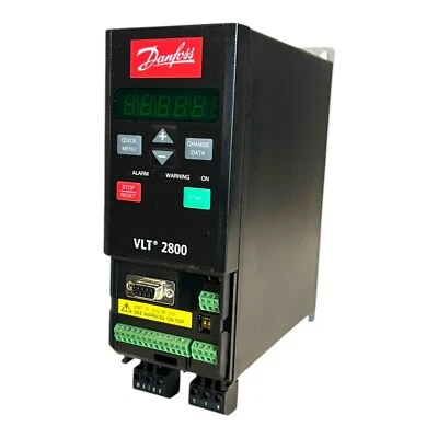 Danfoss VLT2807 195N0031 Frequenzumrichter VLT2807PS2B20STR1DBF IndustrieEinsatz - Bild 1 von 4