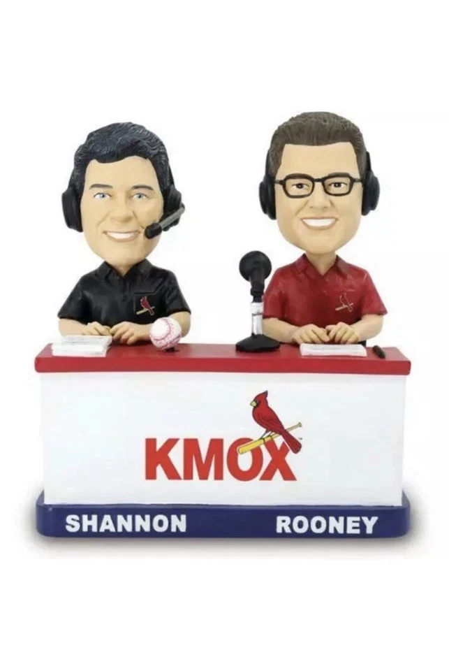 St Louis Cardinals Voice Chip Bobblehead: Mike Shannon + Rooney - 9/5/19 SGA NIB - Image 1 of 1