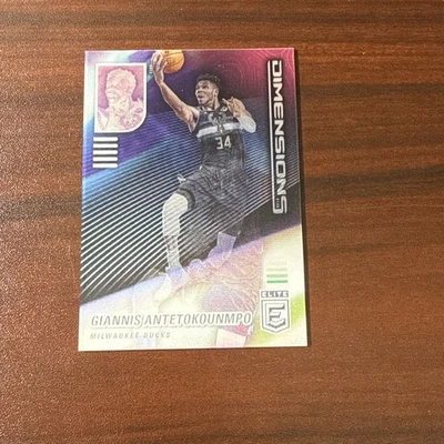 Estuche Elite Bucks Giannis Antetokounmpo SSP Dimensiones Lenticulares 2021-22 Hit #10 Foto 1 de 2