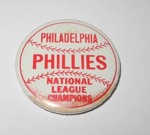 1950 Baseball Philadelphia Phillies World Series National League Champions Pin - Picture 1 of 2