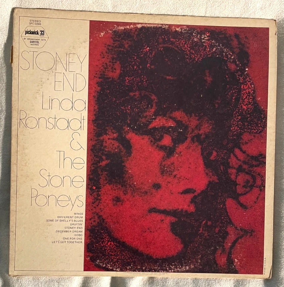 LINDA RONSTADT & THE STONE PONEYS - STONEY END - PICKWICK RECORDS LP -SPC -3298 Foto 1 de 4
