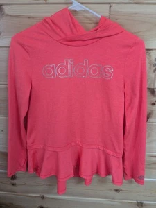 Adidas Climalite On The Go Girls Hoodie L 12/14 - Picture 1 of 6