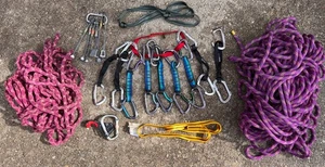 Riesiges Kletterkarabiner Set Seil etc Black Diamond Omega Cypher - Bild 1 von 8