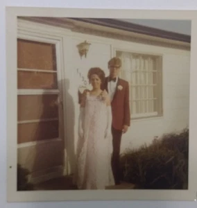 Vintage Prom (?) Young Couple Photo - Picture 1 of 2