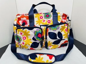 French Bull Travel Bag Tote Bright Abstract Floral  - Picture 1 of 7