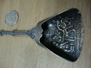  Sterling 90 Silver Windmill Holland Souvenir Spoon  - Picture 1 of 6