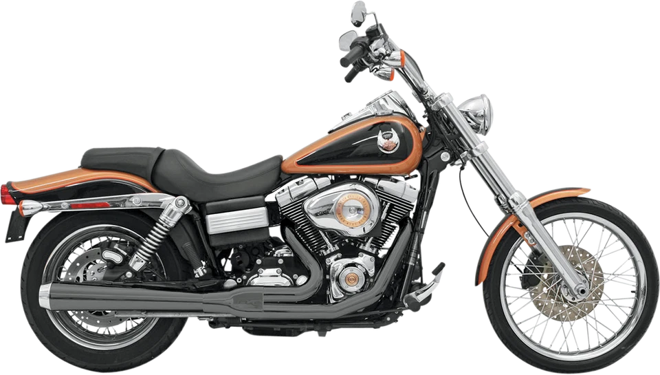 Escape megáfono Bassani Road Rage 2:1 largo negro 2006-2017 Harley Dyna 13121J Foto 1 de 1