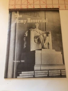 ARMY RESERVIST MILITARY Magazine~February 1961~Reserve Forces~Vietnam Era~16 pgs - Picture 1 of 4
