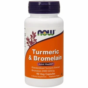 Tumeric & Bromelain 90 Vcaps By Now Foods - Bild 1 von 1
