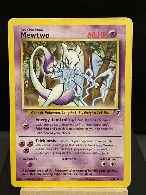 Carta de Jogo: MEWTWO Legendary Pokemon - 4 (Pokémon GoCol:PG-LEG-04