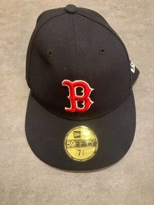 Gorra New Era 59FIFTY Boston Red Sox MLB - Negra/Roja - Talla 7 3/8 - 70331911 - Imagen 1 de 6
