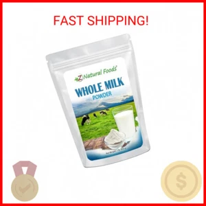 Z Natural Foods Premium Whole Milk Powder - Powdered Milk for Baking, Cooking, D - Picture 1 of 2